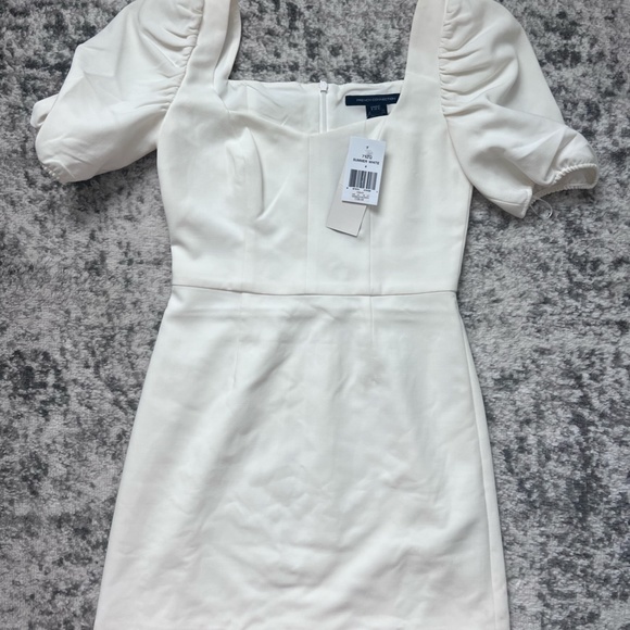 French Connection Berina Whisper Puff Sleeve Dress - Picture 2 of 2